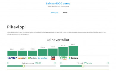 lainaa6000.fi screenshot
