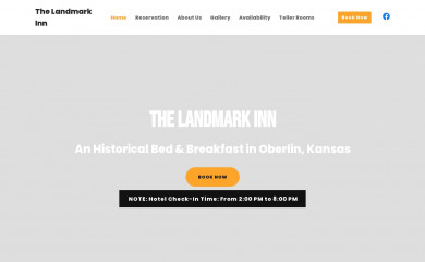landmarkinn.com screenshot