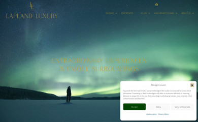 laplandluxury.com screenshot