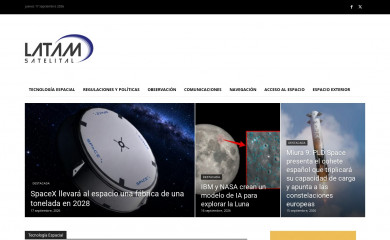 latamsatelital.com screenshot