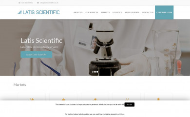 latisscientific.co.uk screenshot
