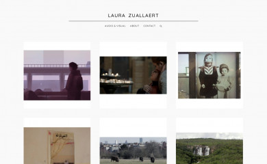 laurazuallaert.com screenshot