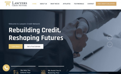 lawyerscreditnetwork.com screenshot