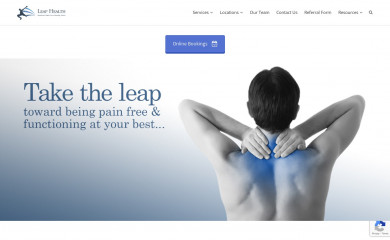 leaphealth.com.au screenshot