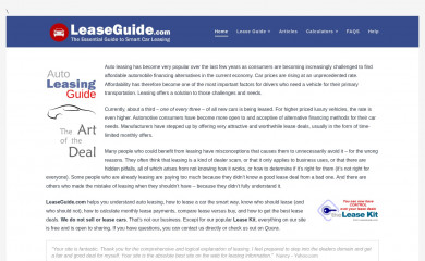leaseguide.com screenshot