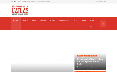 lecourrierdelatlas.com screenshot