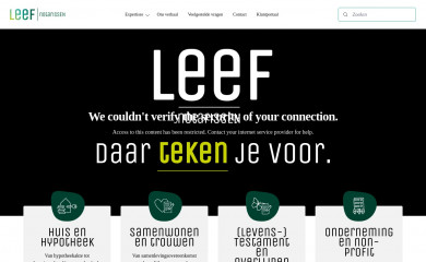 leefnotarissen.nl screenshot