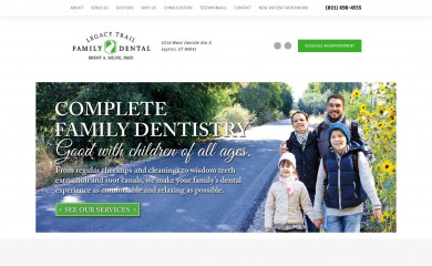 legacytrailfamilydental.com screenshot