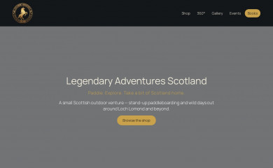 legendaryadventuresscotland.co.uk screenshot