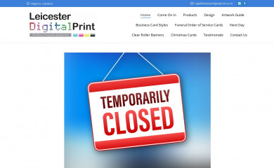 leicesterdigitalprint.co.uk screenshot