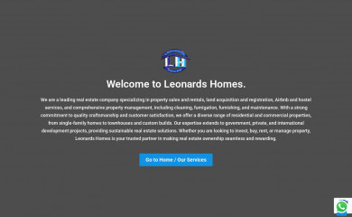 leonardshomes.com screenshot