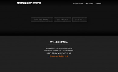 leuchtschwarz.eu screenshot