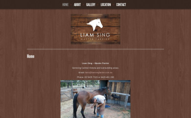 liamsingfarrier.com.au screenshot