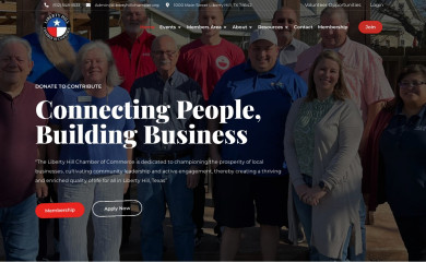 libertyhillchamber.org screenshot