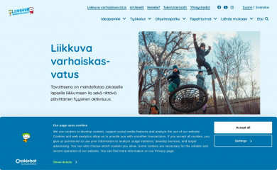 liikkuvavarhaiskasvatus.fi screenshot