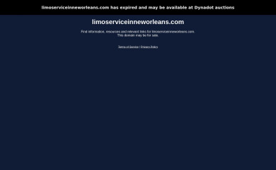 limoserviceinneworleans.com screenshot