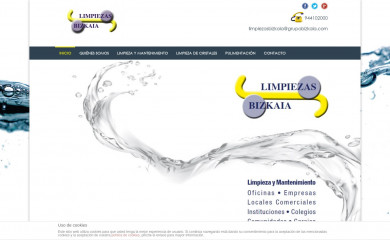 limpiezas-bizkaia.com screenshot