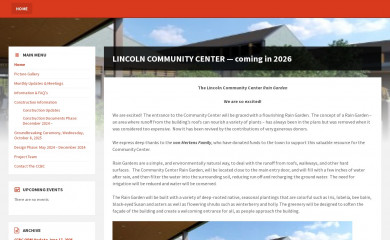 lincolncommunitycenter.com screenshot