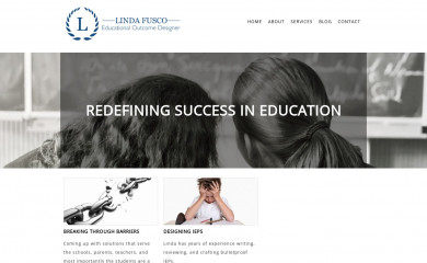 lindafusco.com screenshot