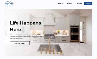 littlerivercabinetshop.com screenshot