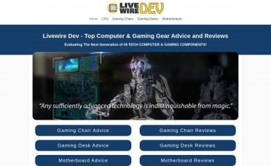 livewiredev.com screenshot