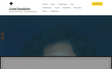 livingfoundations.org screenshot