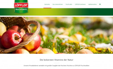 loeffler-fruchtsaft.de screenshot
