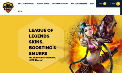 lolskinshop.com screenshot