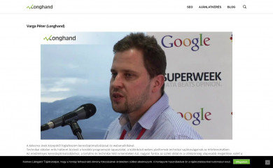 longhand.hu screenshot