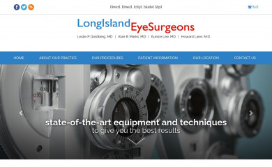 longislandeyesurgeons.com screenshot