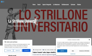 lostrilloneuniversitario.it screenshot