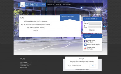 losttheatre.co.uk screenshot