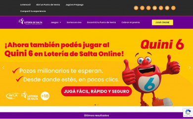 loteriadesalta.com screenshot