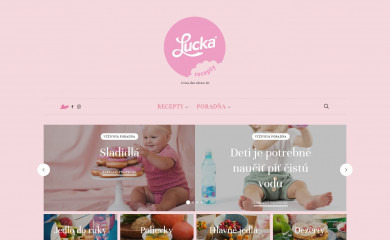 luckarecepty.sk screenshot