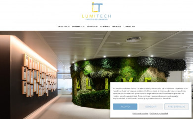 lumitech.es screenshot