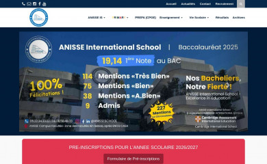 lyceeanisse.org screenshot