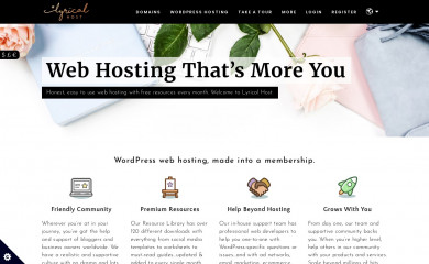 lyricalhost.com screenshot