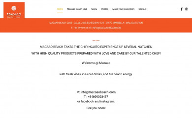 macaaobeach.com screenshot