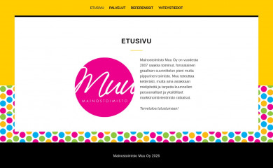 mainostoimistomuu.fi screenshot
