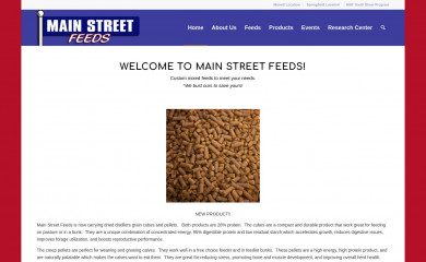 mainstreetfeeds.com screenshot
