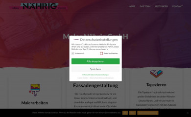 maler-naehrig.de screenshot