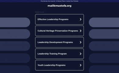 malikmustofa.org screenshot
