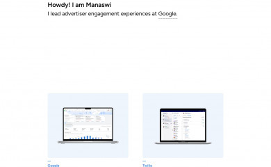 manaswishukla.com screenshot