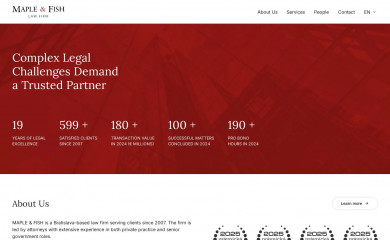 maplefish.sk screenshot