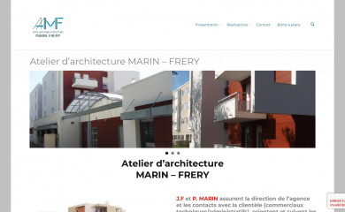marin-frery-archi.com screenshot