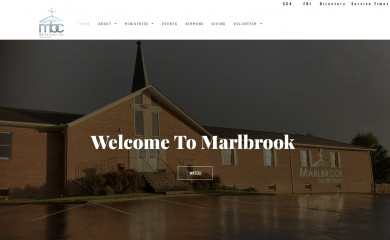 marlbrookbaptist.org screenshot