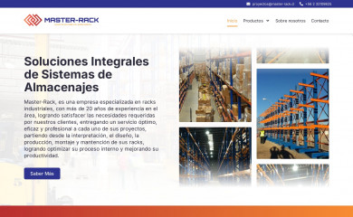 master-rack.cl screenshot