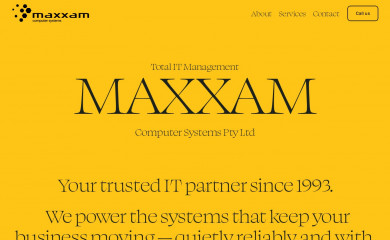 maxxam.com.au screenshot