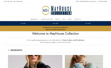 mayhousecollection.com screenshot