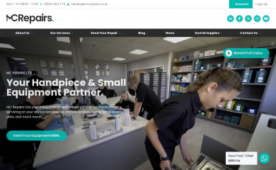 mcrepairs.co.uk screenshot